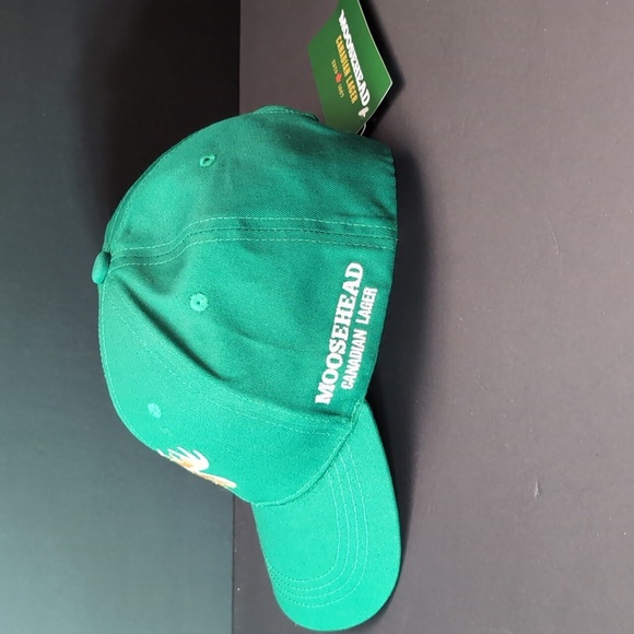 NWT,Moosehead Brewery Canadian Lager Men's Green Snapback Hat. - Picture 2 of 6